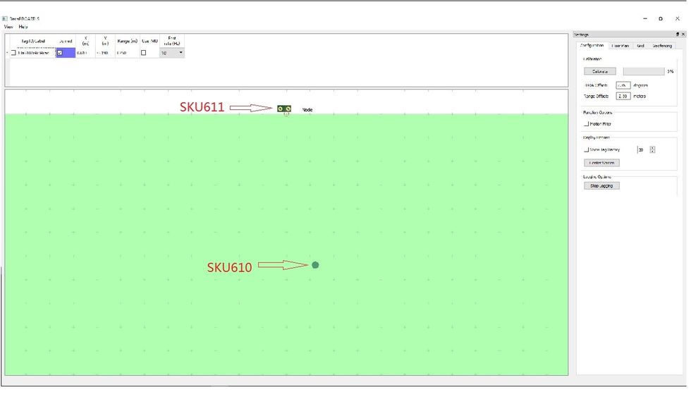 PDOA定位軟件搜索到標簽SKU610,會在地圖上顯示.jpg PDOA定位軟件搜索到標簽SKU610,會在地圖上顯示.jpg